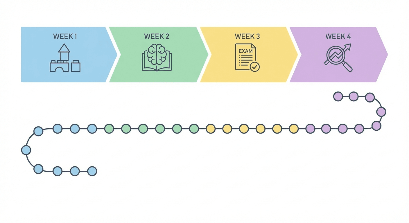 Pla d'estudi de 30 dies per oposicions